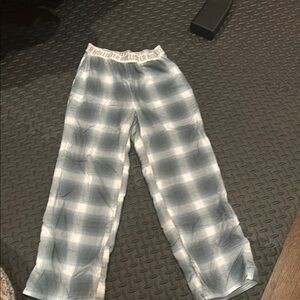 Hollister pajama pants green flannel